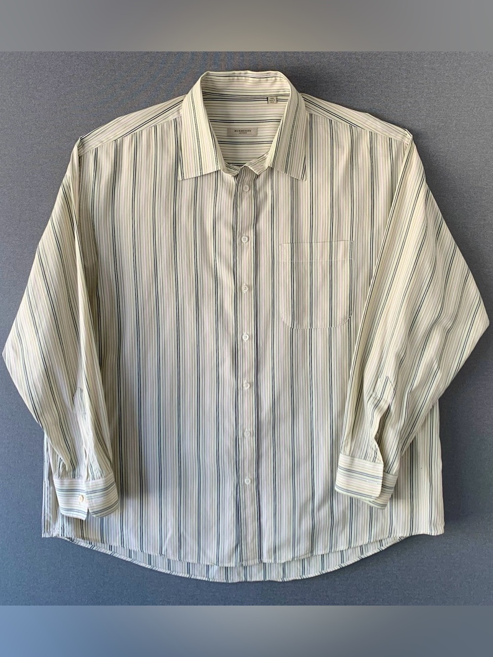 Burberry London Men’s Classic Nova Check Button-Down - Size XXL, Long Sleeve